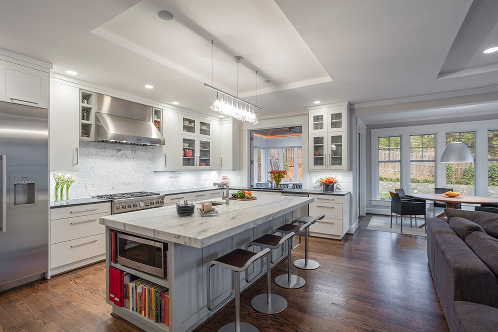 fully open kitchen