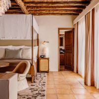 bedrooms reflect a restrained design language with gestures toward local craftsmanship